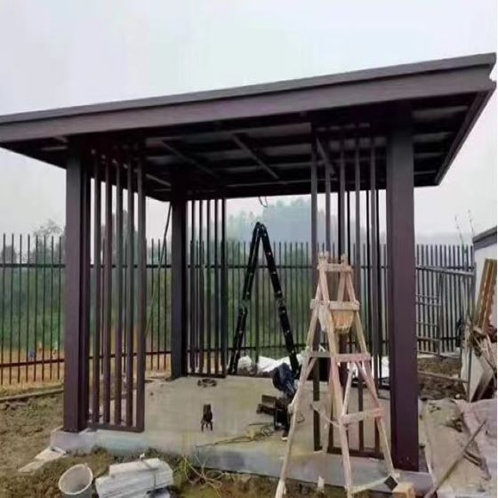 北京休闲铝艺凉亭建造案例